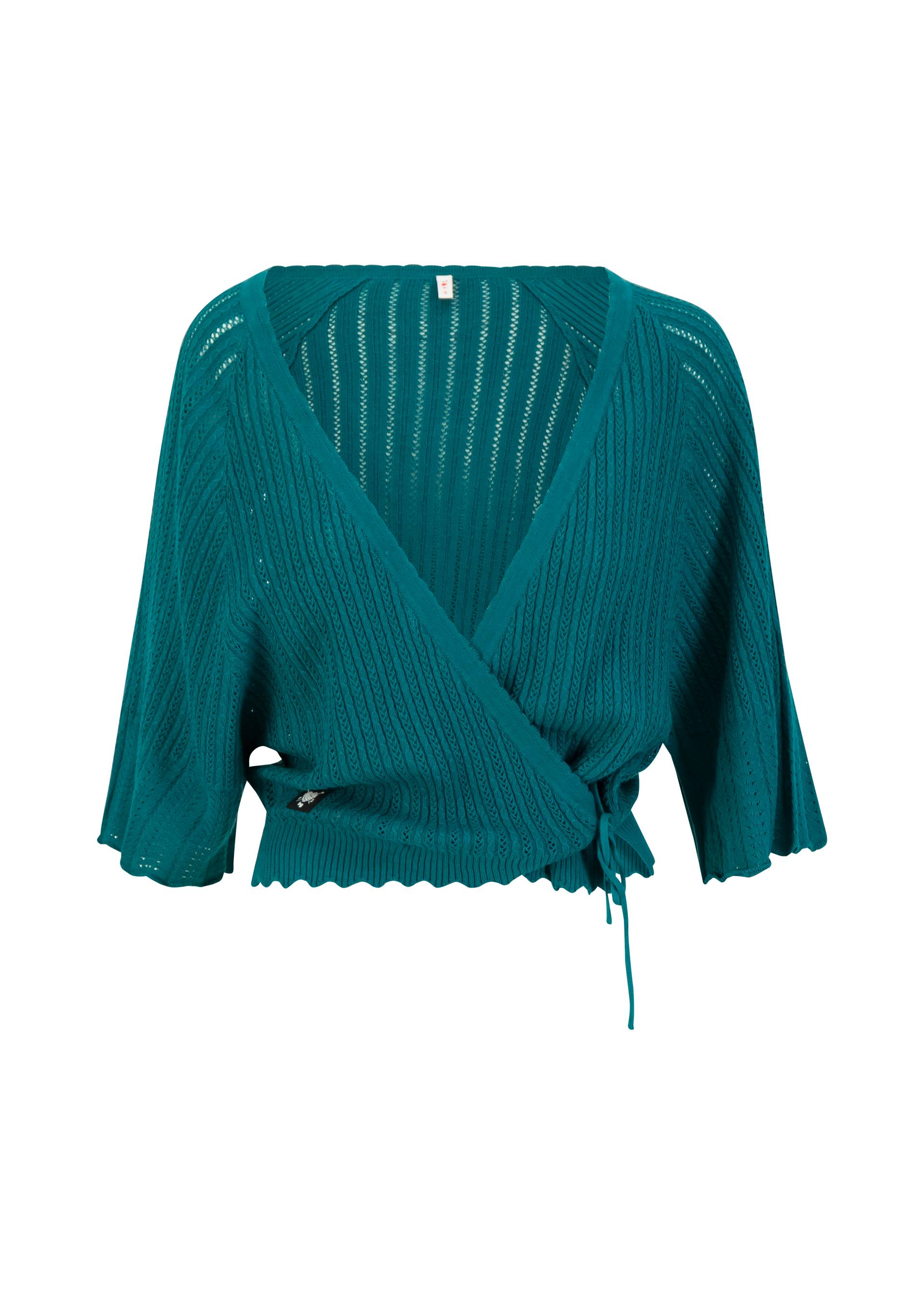 Sommer Cardigan Fairy Wrap, wetland green knit, Cardigans, Grün