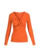 Longsleeve Hot Knot Lacy, orange leaves, Shirts, Orange