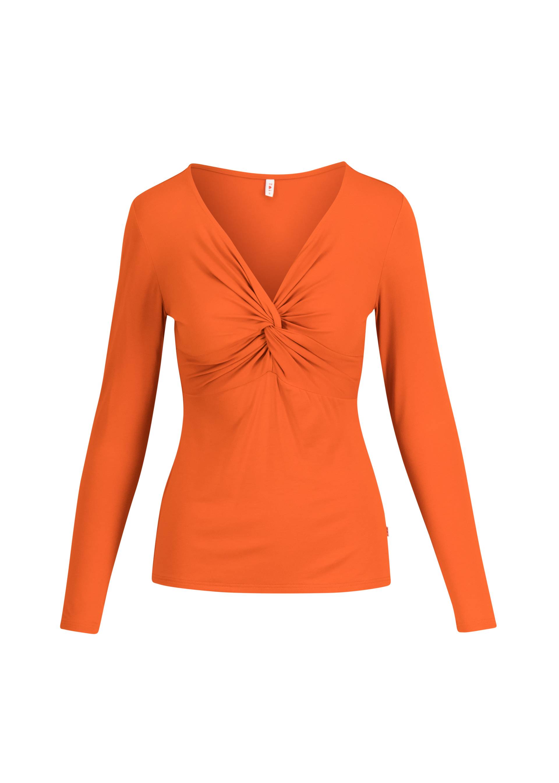 Longsleeve Hot Knot Lacy, orange leaves, Shirts, Orange