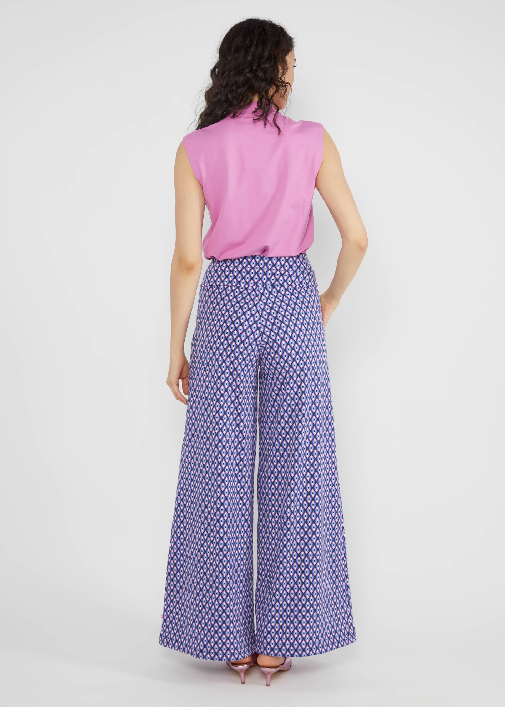 Marlenehose La Dietrich, sparkling heart dream, Hosen, Blau