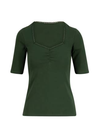 T-Shirt Let Romance Rule, dark wood green, Shirts, Gr&uuml;n