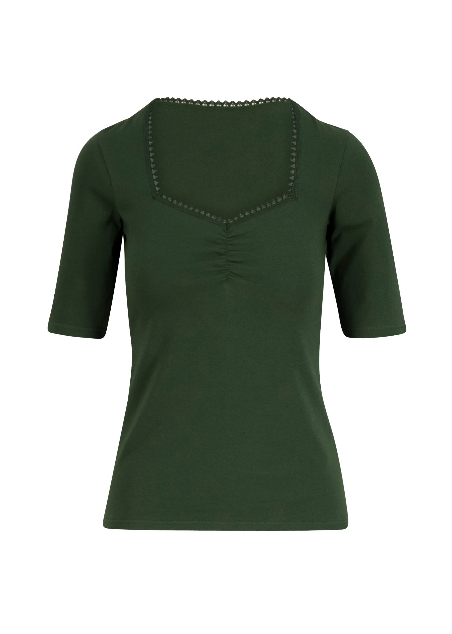 T-Shirt Let Romance Rule, dark wood green, Shirts, Gr&uuml;n