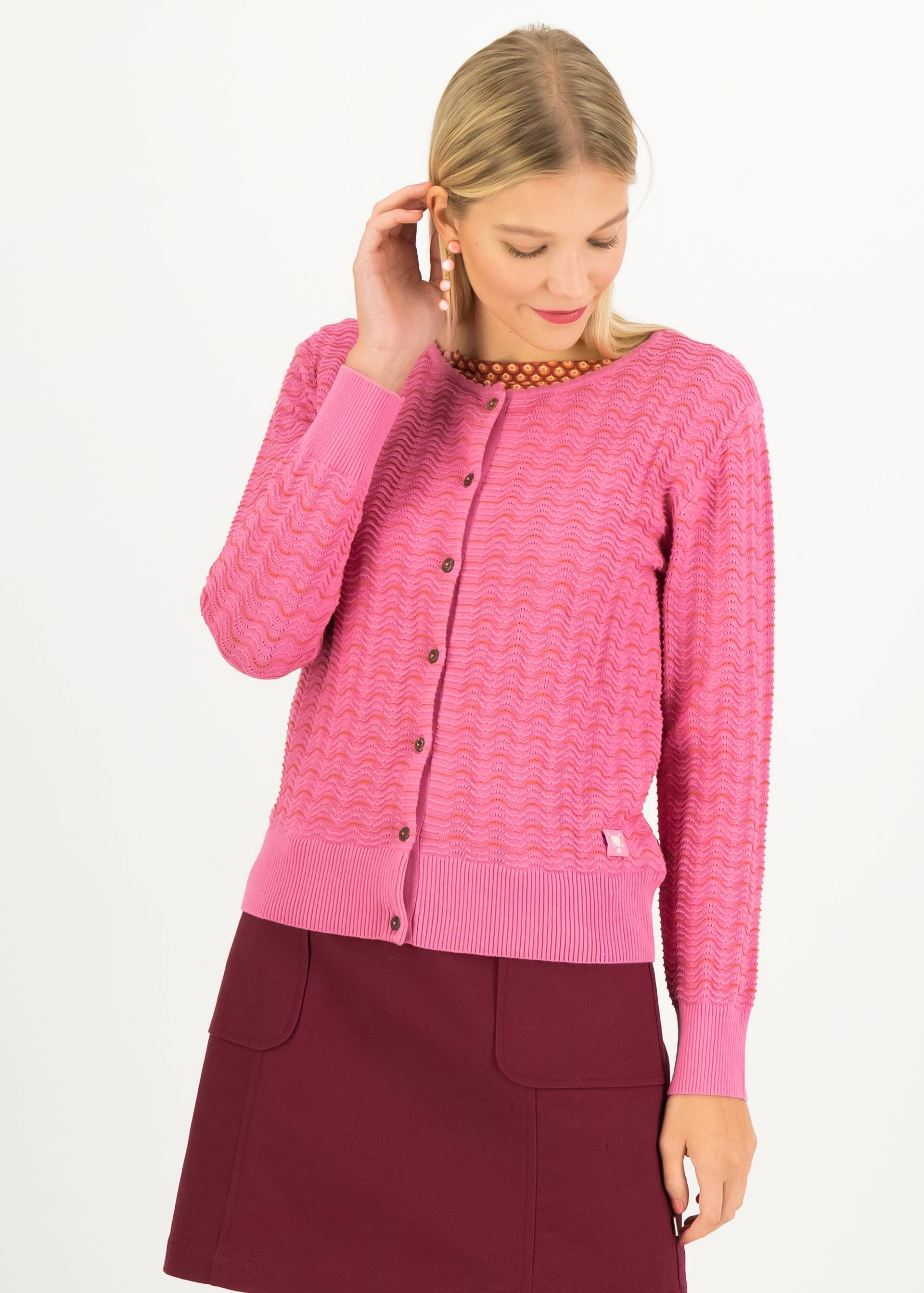 Cardigan Save the Brave Wave, bloom baby bloom wave, Cardigans, Rosa