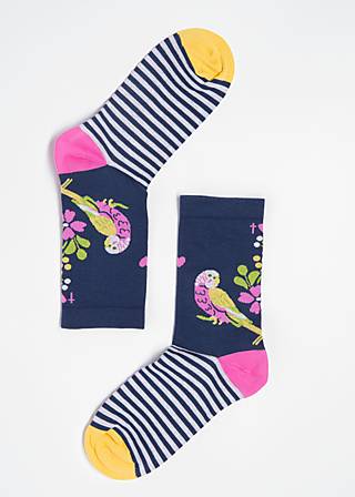 Cotton socks Sensational Steps, budgie buddies sock, Socks, Blue