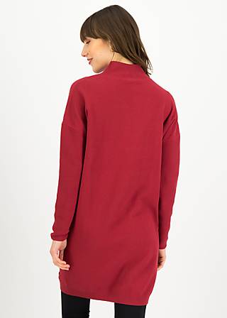 Strickkleid Straight and Easy Braided, lovely red lipstick, Kleider, Rot