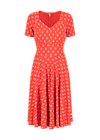 Summer Dress Zaubertal Heritage, hot hearts, Dresses, Red