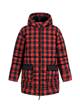 Winter jacket Cloud Stepper long, have a fable check, Jackets & Coats, Red