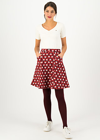 Tellerrock elfentanz, rolling ruschka, R&ouml;cke, Rot