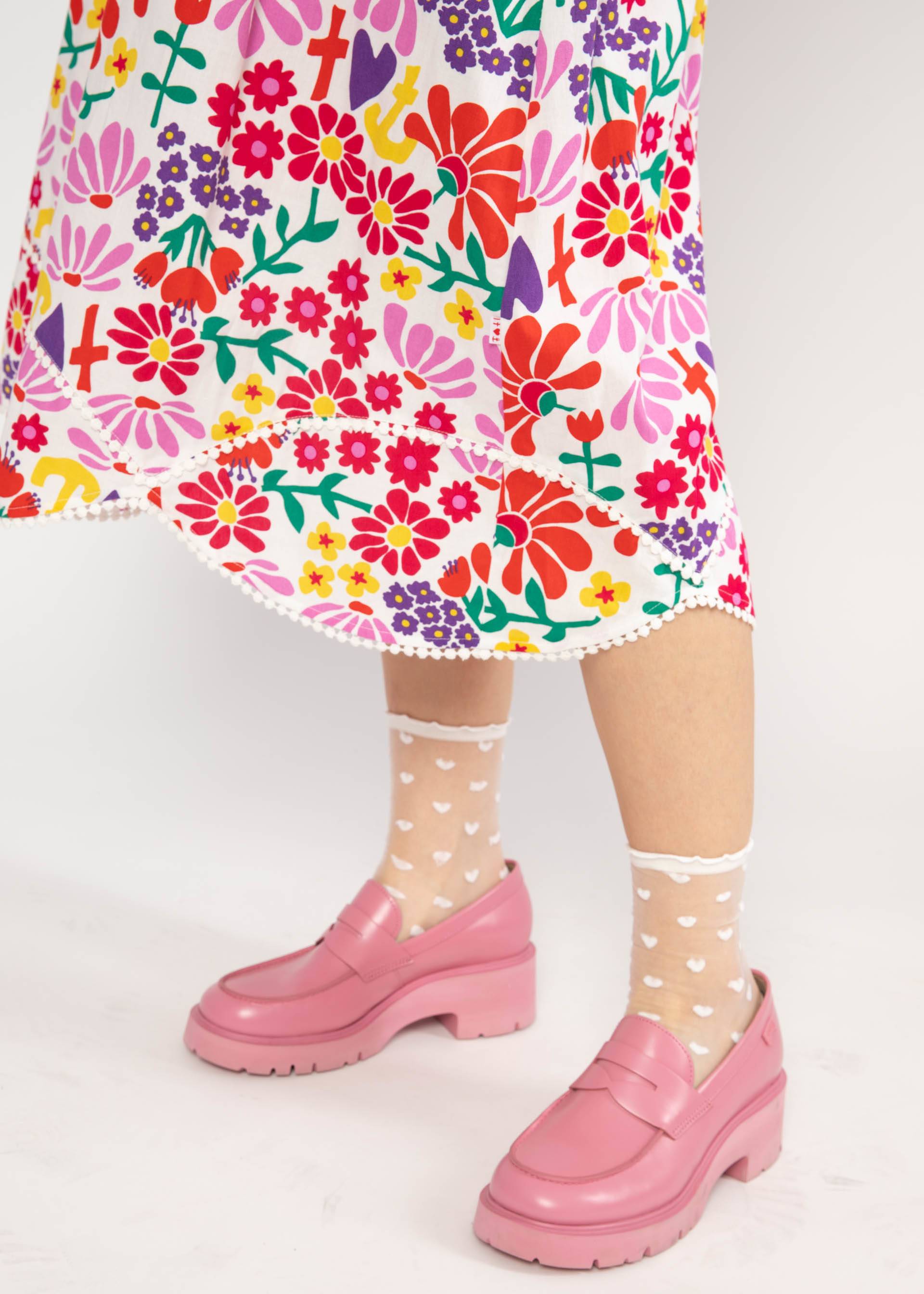 Midirock Eye of the Tiger, flower market, Röcke, Weiß