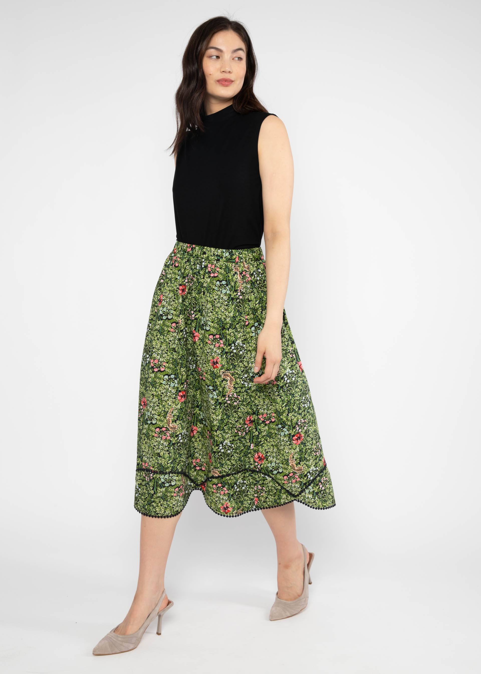 Midirock Eye of the Tiger, wild and shy, Röcke, Grün