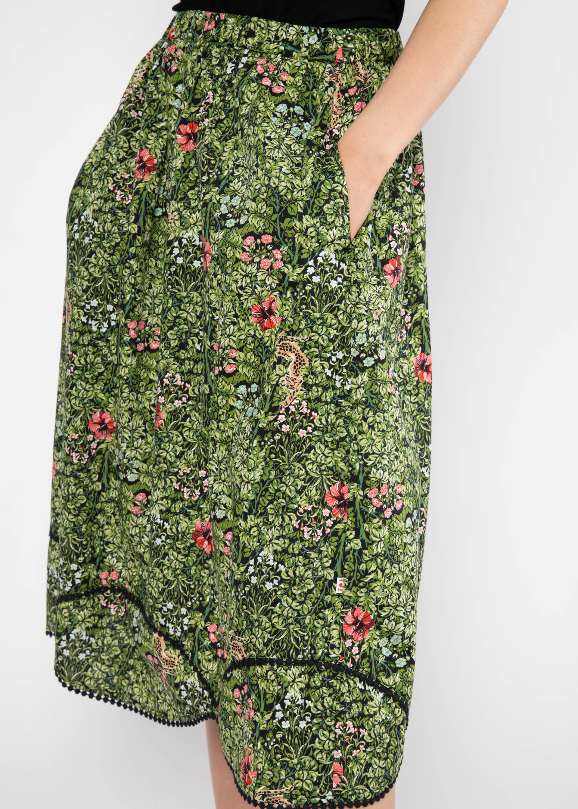 Midirock Eye of the Tiger, wild and shy, Röcke, Grün