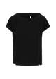 T-Shirt Flowgirl, soot black, Shirts, Schwarz