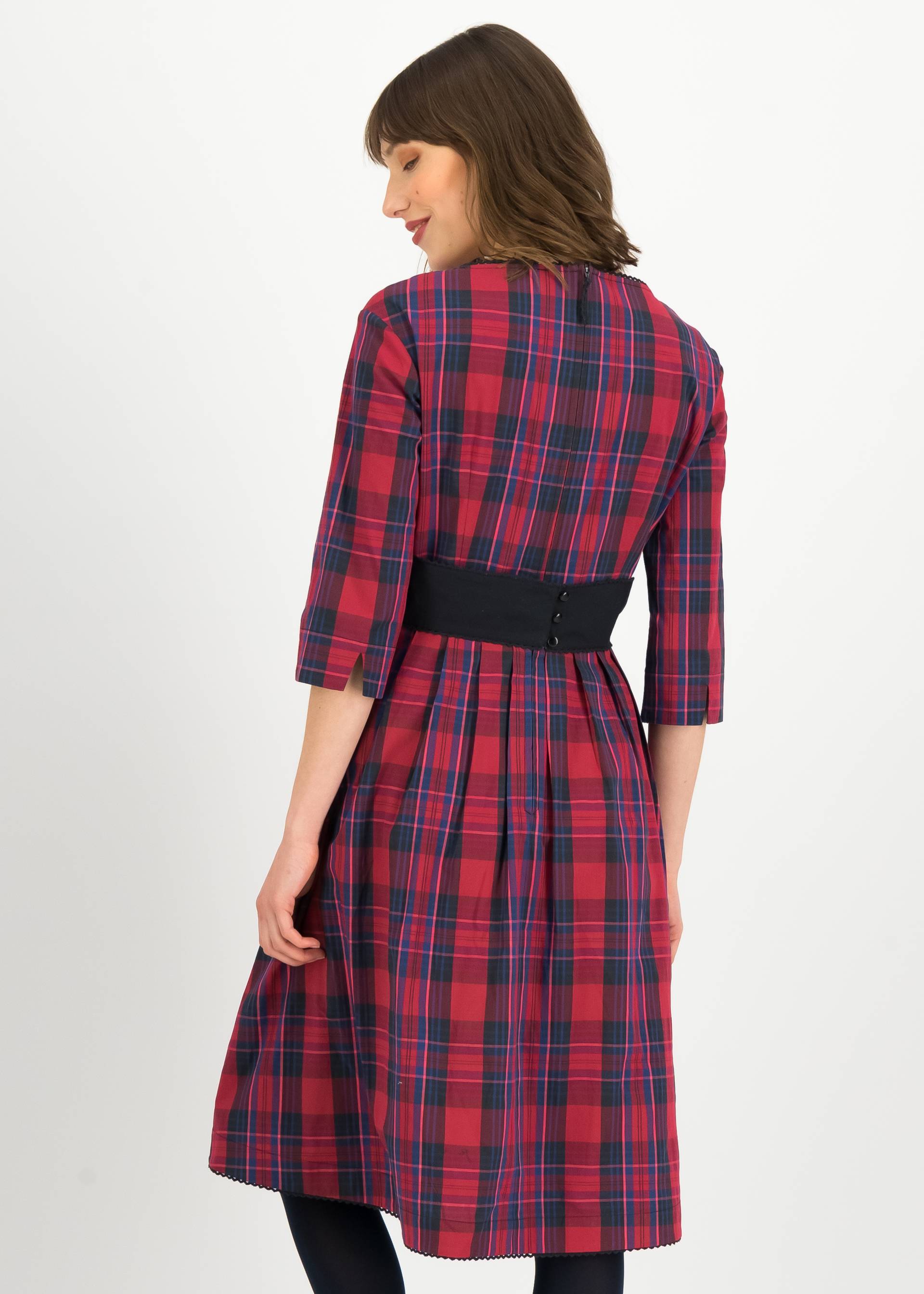 Baumwollkleid Folks Heritage, enchanted trucker check, Kleider, Rot