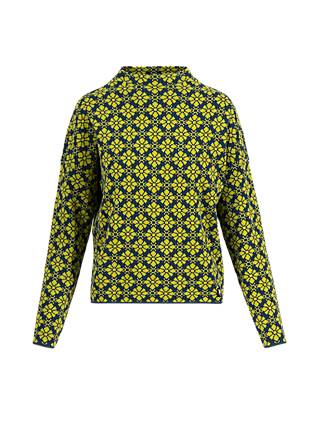 Strickpullover Long Turtle, jac du sweet amour, Strickpullover, Grün