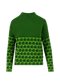 Knitted Jumper long turtle, knit green apple, Knitted Jumpers & Cardigans, Green