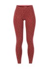 Cotton Leggings lovely legs, dollies dots, Trousers, Red