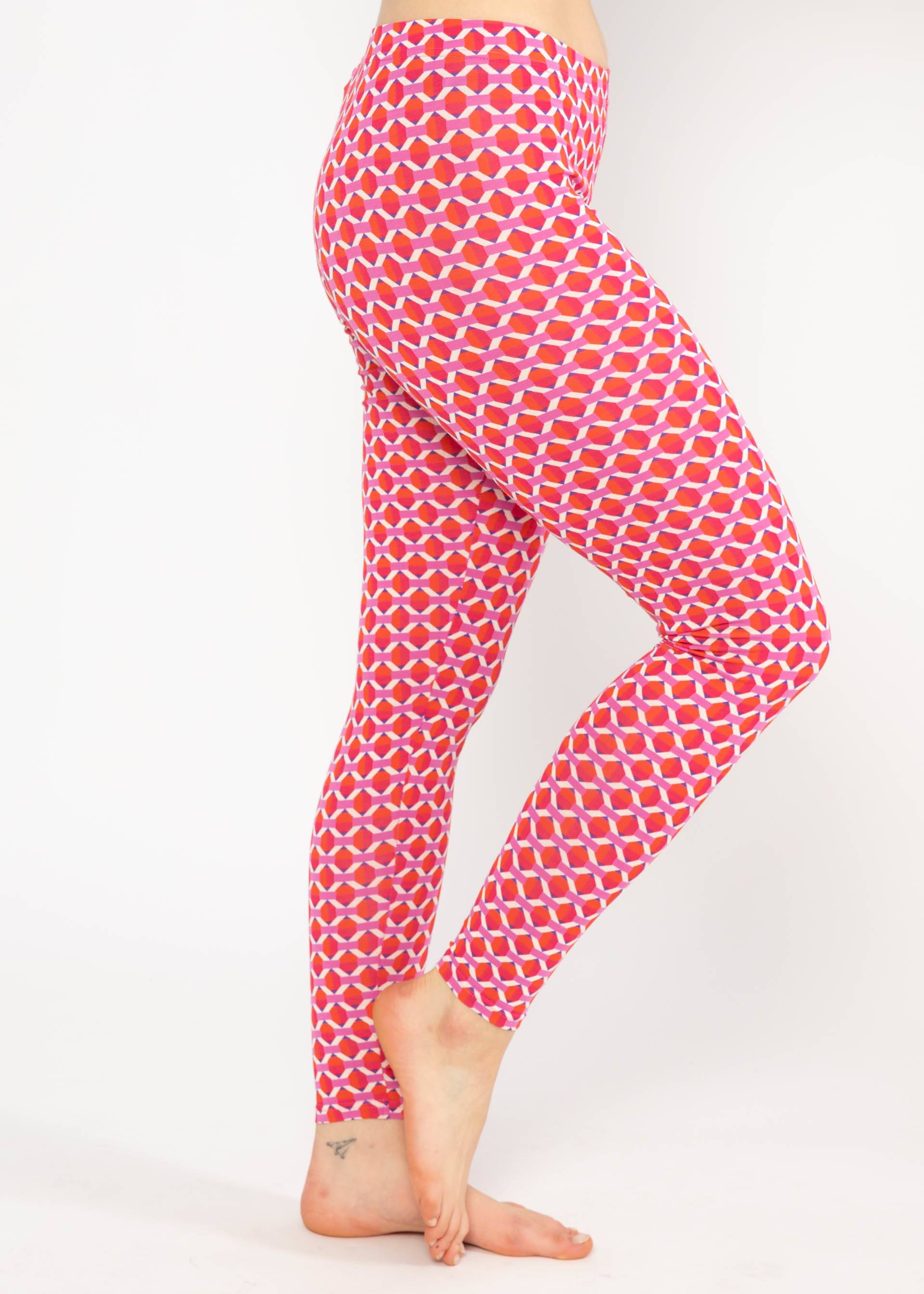 Cotton Leggings Lovely Legs, market basket, Leggings, White