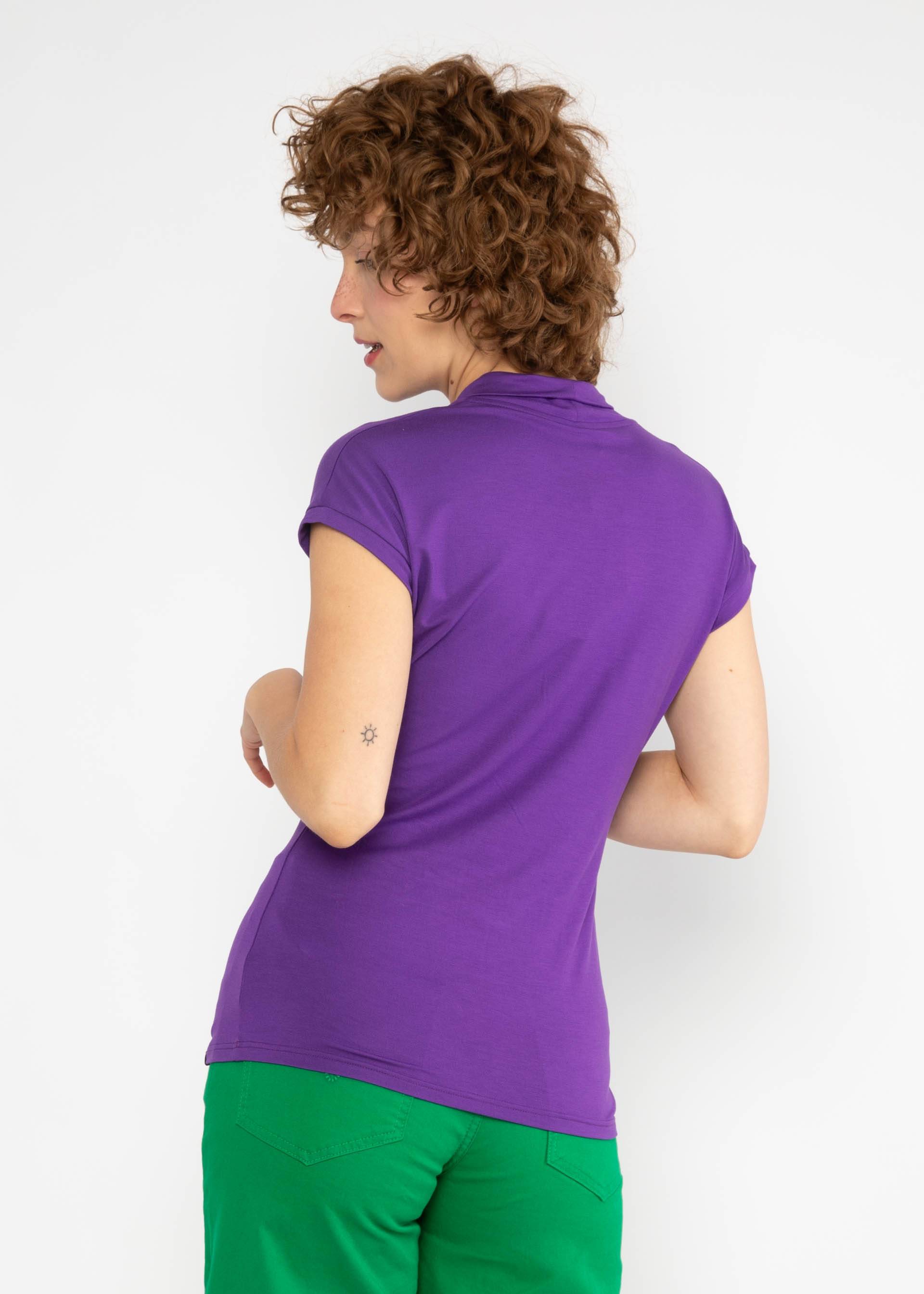 Top Mon Cher Cache-Cœur, bold grape lilac, Tops, Purple