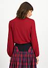 Longsleeve Oh my Knot, enchanted red, Blouses & Tunics, Red