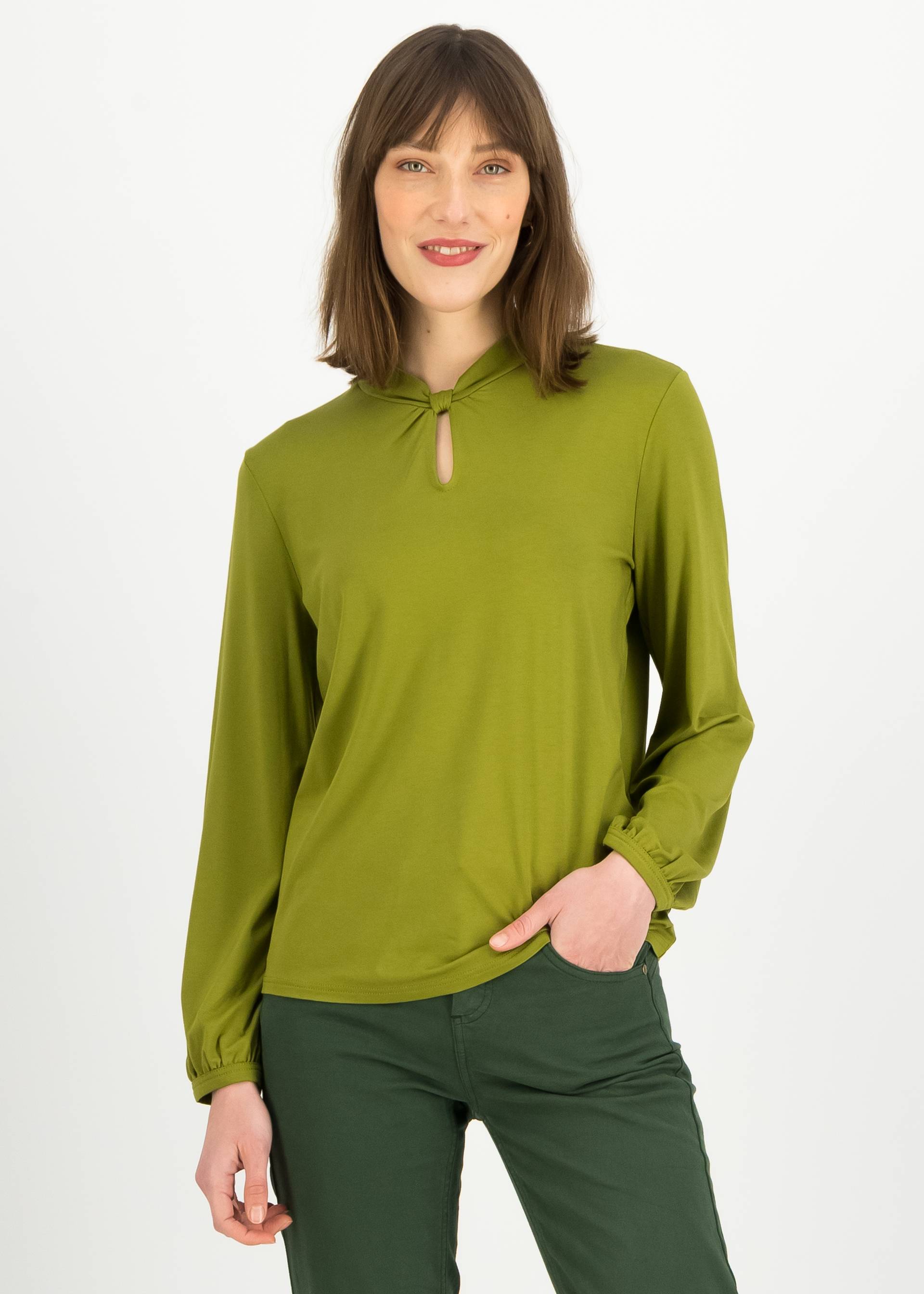 Longsleeve Oh my Knot, green quilting bees, Blusen & Tuniken, Gr&uuml;n
