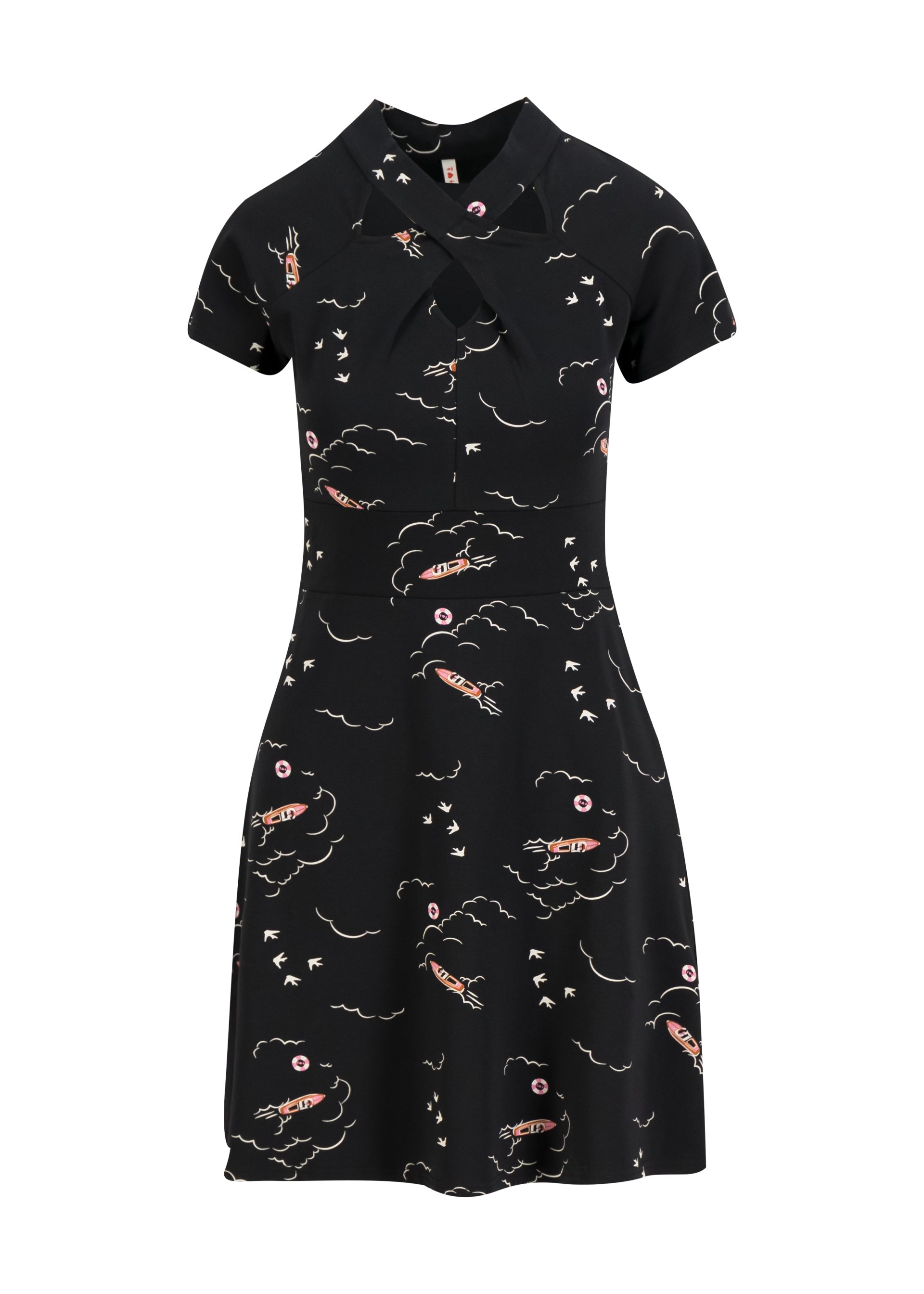 Summer Dress Secret Garden, riva del mare, Dresses, Black