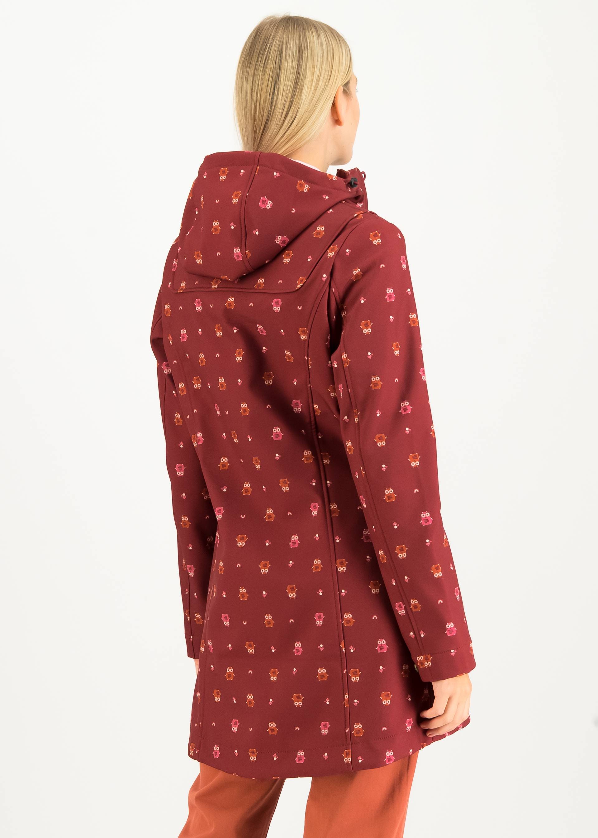 Soft Shell Jacket Wild Weather, owls around me, Jackets & Coats, Brown