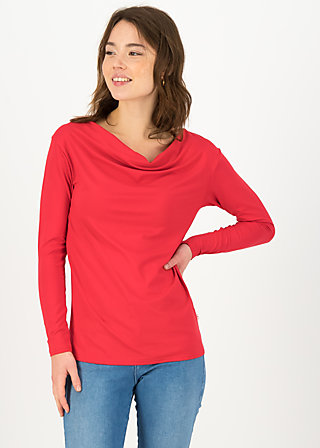 Longsleeve cascadella pure, red fire, Shirts, Red