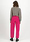 Corduroy Pants High Waist Olotte, kissing booth pink, Trousers, Pink