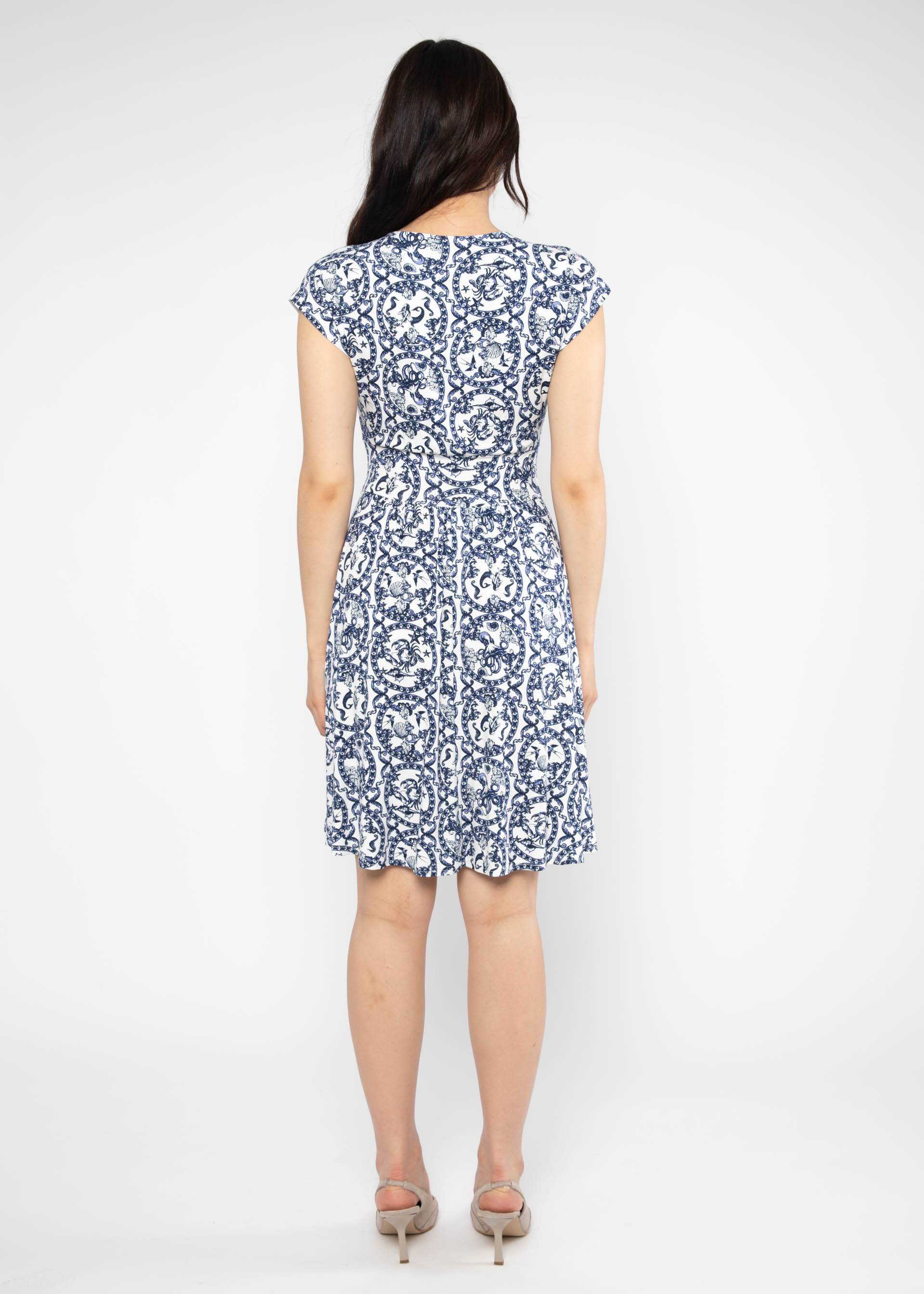 Leisure Dress La Vie est Belle, sea life mosaic, Dresses, White