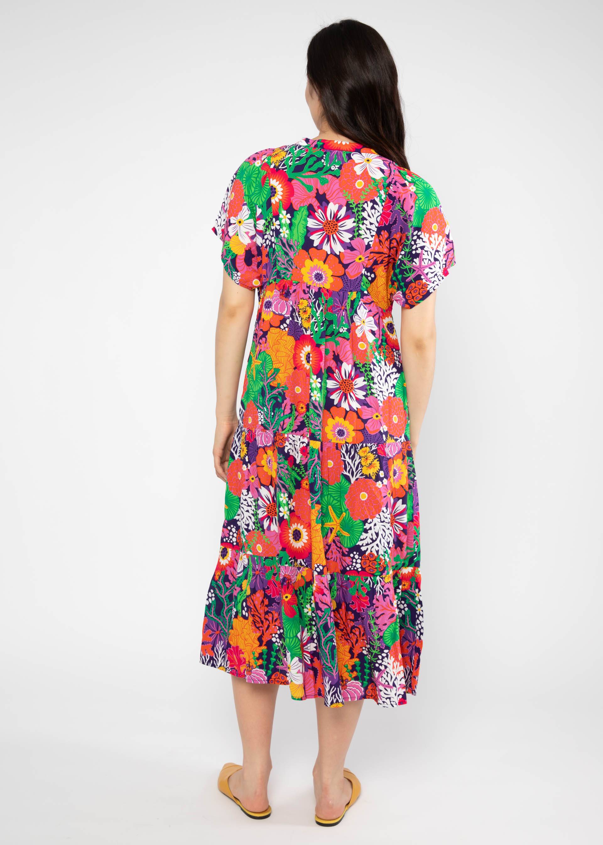 Sommerkleid Saint Tropen, coral flower, Kleider, Lila