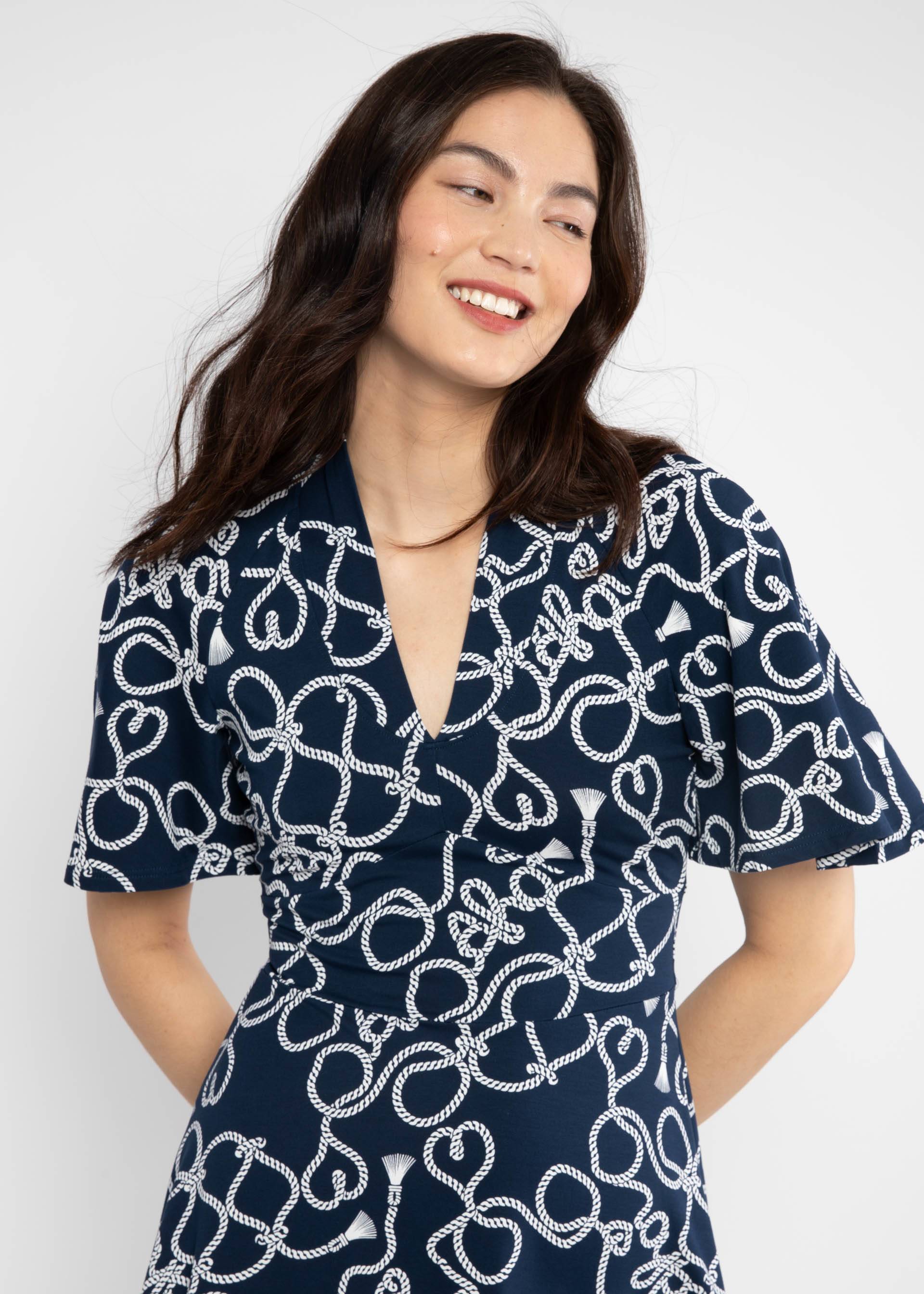 Minikleid Dance the Day Away, sailing ropes, Kleider, Blau