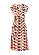Midi Dress Mothers Arms, stones of heat, Dresses, Orange