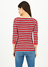 Top harbour d'amour, les stripes, Shirts, Red