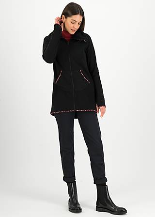 Fleecejacke Extra Layer, mystery beauty, Jacken & Mäntel, Schwarz