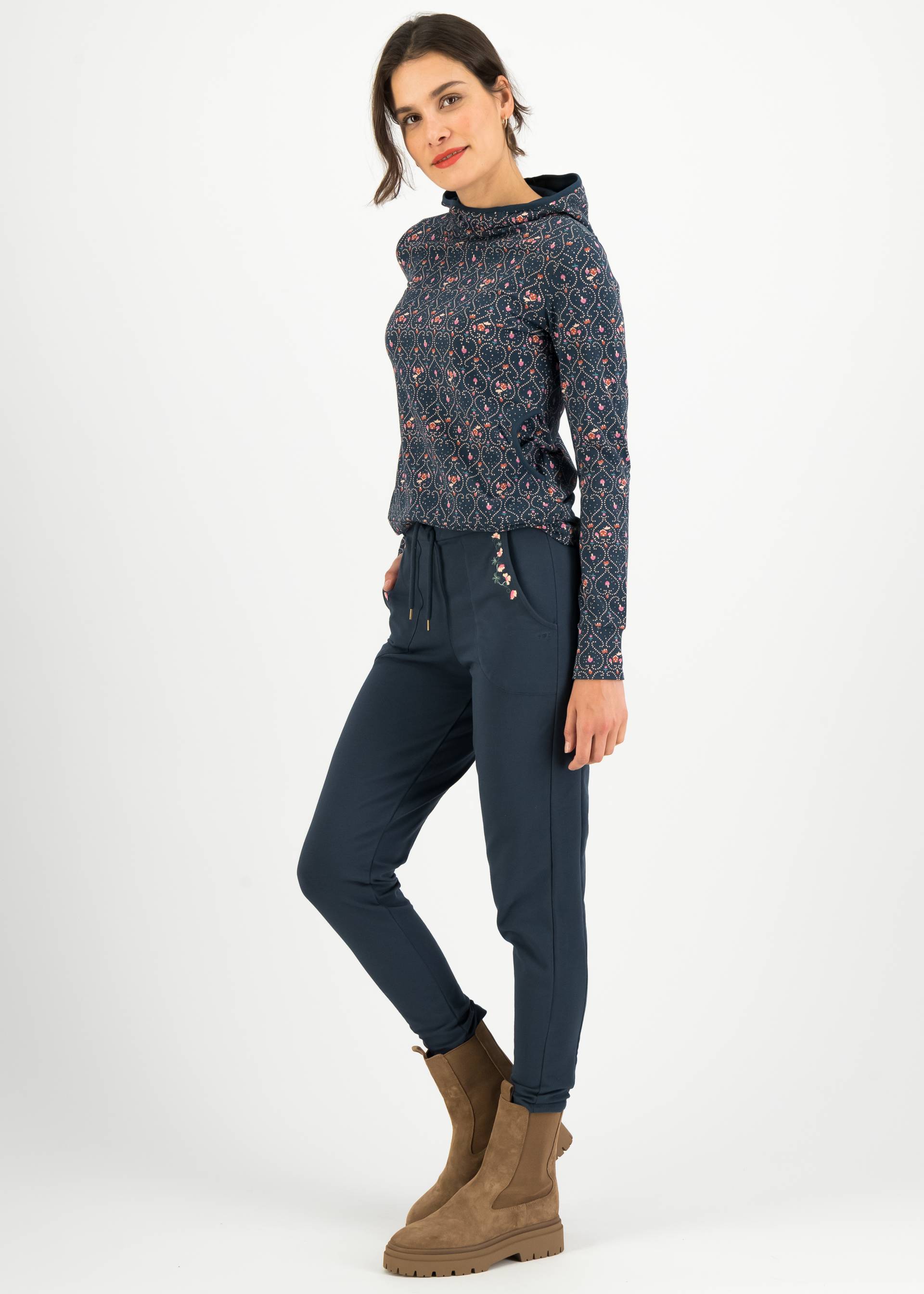 Hoodie Scuba Duba, lovely mushroom, Sweatshirts & Hoodies, Blue