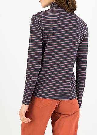 Longsleeve Lonely Lips Turtle, mountain stripes, Tops, Blue