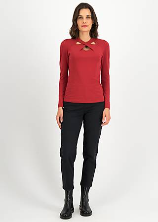 Longsleeve Poetic Garden, rose lover, Tops, Red