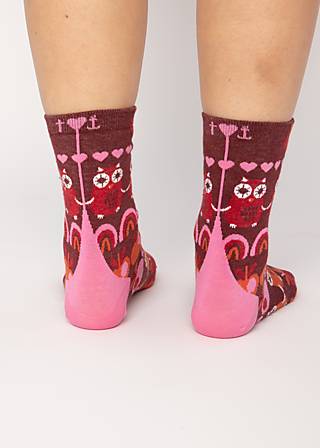 Cotton socks Sensational  Steps, beeing extra, Socks, Red