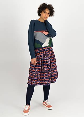 Pleated Skirt Tale of Tailoring, campfire romance, Skirts, Blue