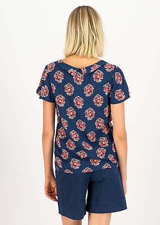 Bluse Feed the Birds, spring evening, Blusen & Tuniken, Blau