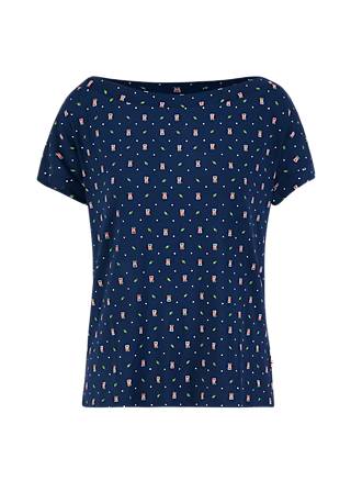 T-Shirt Flowgirl, night meadow, Tops, Blue