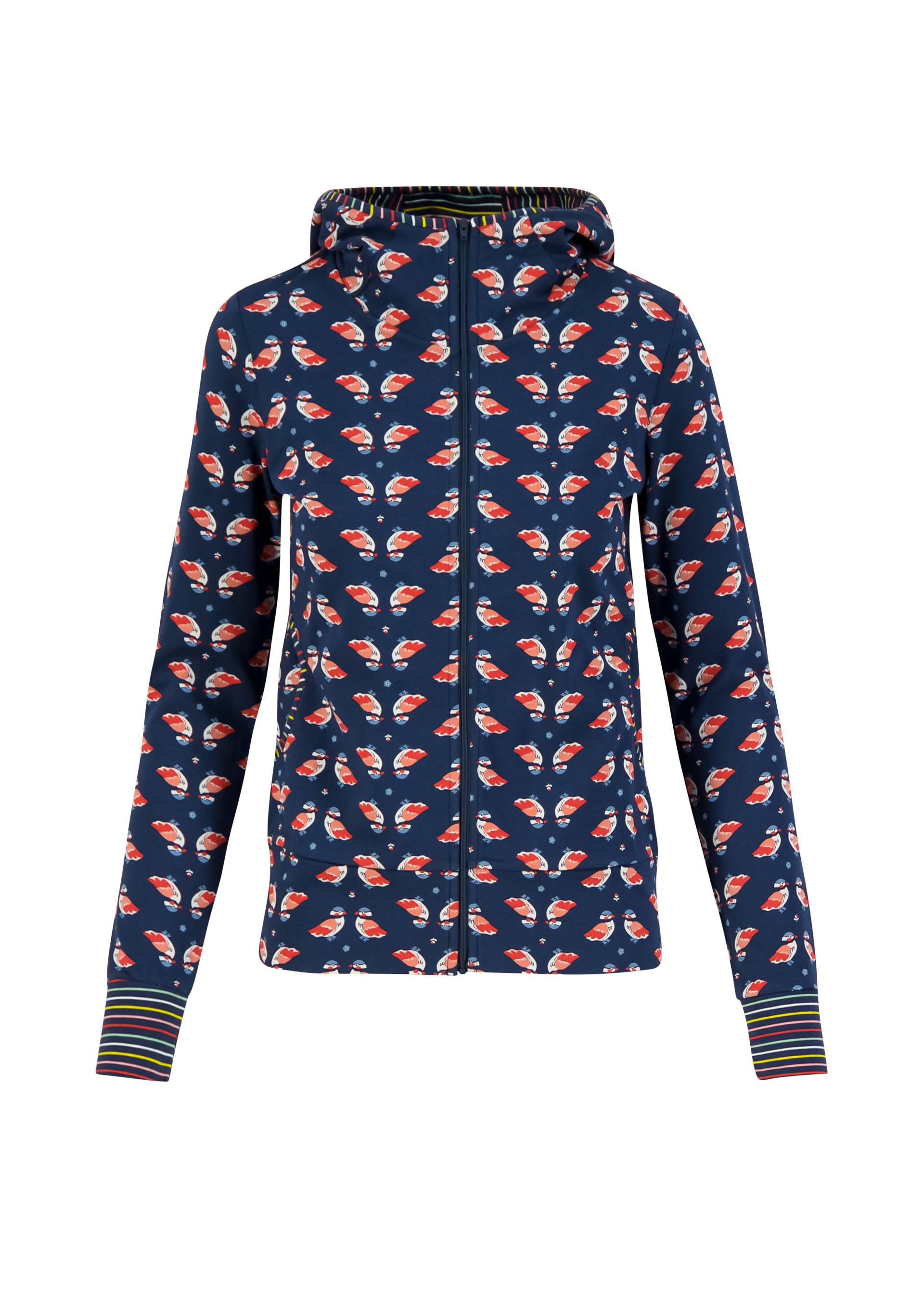 Kapuzenjacke Scuba Duba Zip Up, chirping bird, Sweatshirts & Hoodies, Blau