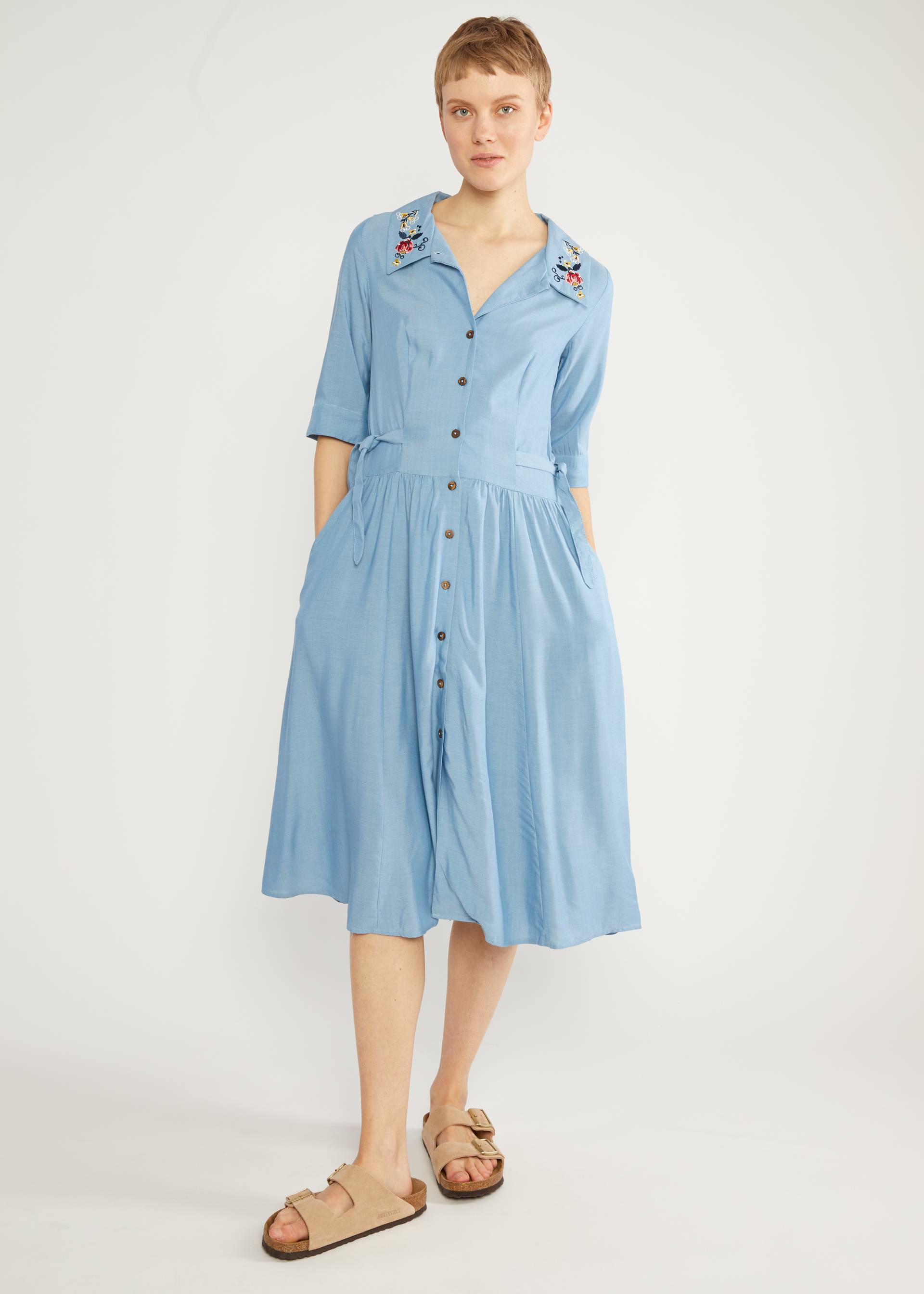 Midikleid Memories of Meg, clear and pure like water, Kleider, Blau