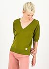 Knitted Jumper Pretty Preppy Crewneck, green pigtail knit, Knitted Jumpers & Cardigans, Green
