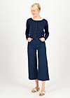 Cardigan Welcome to the Crew, little blue flower, Knitted Jumpers & Cardigans, Blue