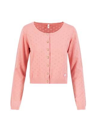 Cardigan Welcome to the Crew, little pink flower , Knitted Jumpers & Cardigans, Pink