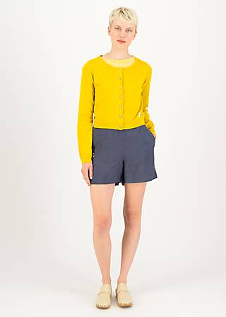 Cardigan Welcome to the Crew, little yellow flower, Knitted Jumpers & Cardigans, Yellow
