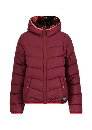 Steppjacke No Down Wizard, dance to the best bordeaux, Jacken & Mäntel, Rot