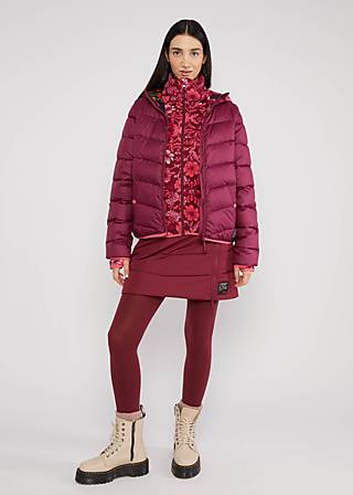 Winterrock No Down zip'n'zap, dance to the best bordeaux, Röcke, Rot