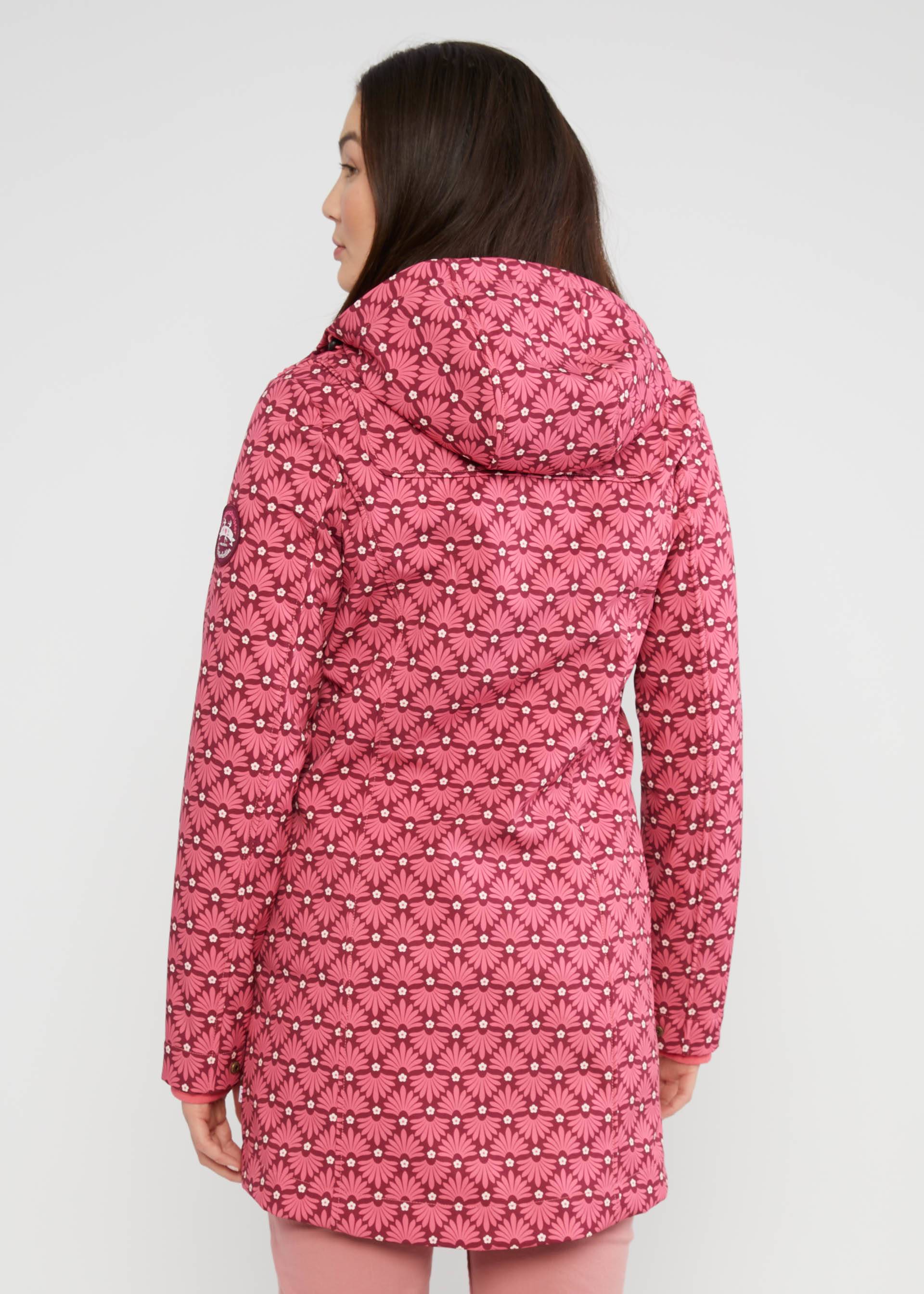 Softshelljacke Wild Weather, ageless hippie flower, Jacken & Mäntel, Rosa